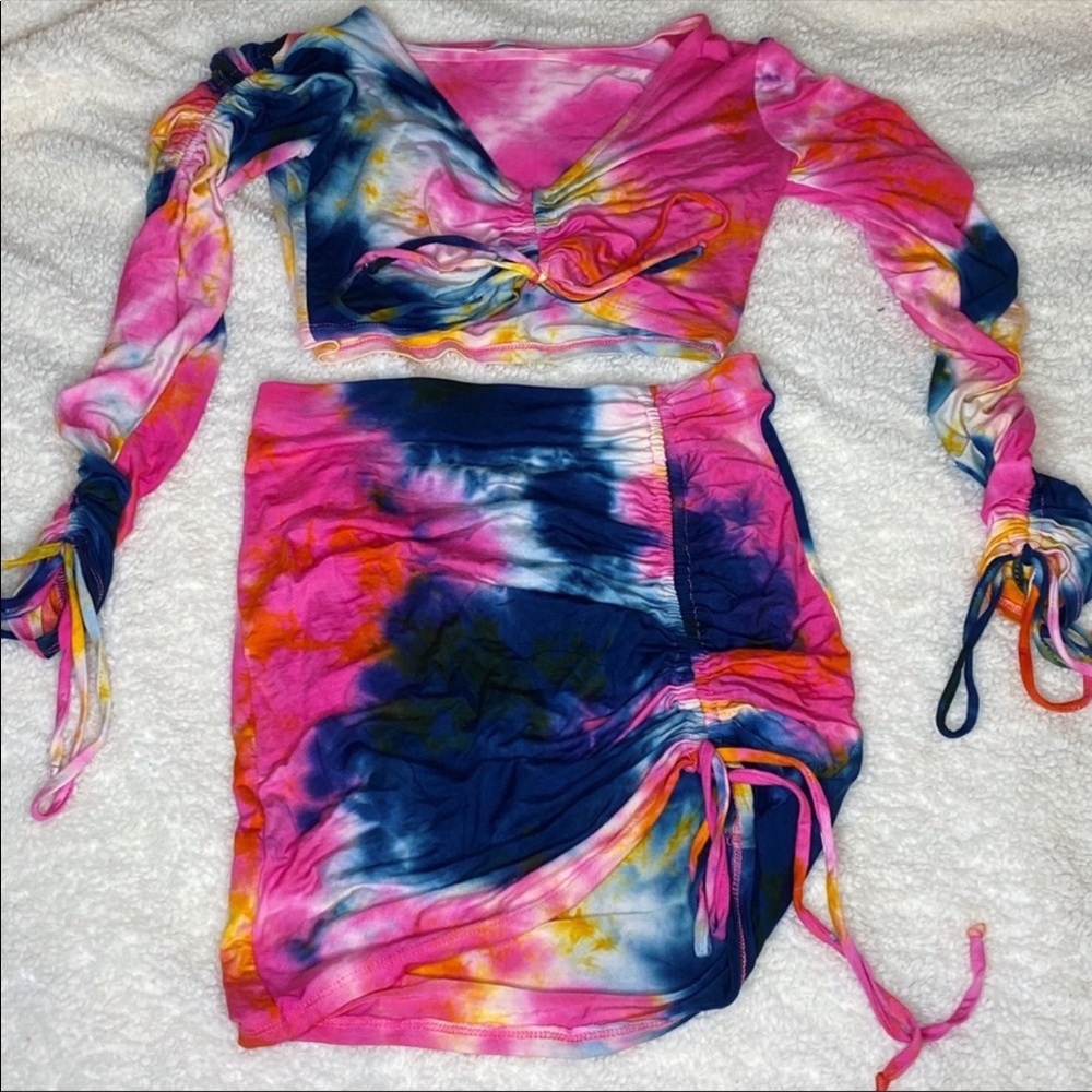 Tie dye two piece set SOLD